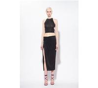 PINKO Leningrado Gonna Jersey Fluido Drappeggiato Black Taille: M | Jupes Outlet | Femme | Le Noir