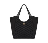 Pinko - Logo Tote Bag - Femme - Sacs - Noir - Taille: ONE Size