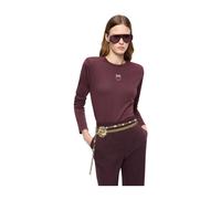 Pinko - Long Sleeve Hauts - Femme - Tops - Rouge - Taille: 38 FR