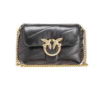 Pinko Love Baby Puff C Sheep Nappa, Sac femme, Z99Q Noir-Antique Gold, U