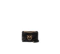 Pinko Love Baby Puff C Sheep Nappa, Sac femme, Z99Q Noir-Antique Gold, U