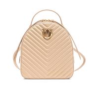Pinko - Love Backpack - Femme - Sacs - Beige - Taille: ONE Size