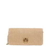 Pinko - Love Bag Click Soft Horizontal Clutch - Femme - Sacs - Beige - Taille: ONE Size