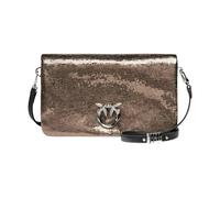 Pinko - Love Bag Click Soft Horizontal M - Femme - Sacs - Brun - Taille: ONE Size