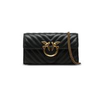 Pinko - Love Bag One Wallet Chevron - Femme - Sacs - Noir - Taille: ONE Size