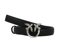PINKO Love Berry Ceinture Cuir 75 cm gris