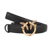 PINKO Love Berry Ceinture Cuir 80 cm noir