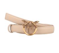 PINKO Love Berry Ceinture Cuir 95 cm beige