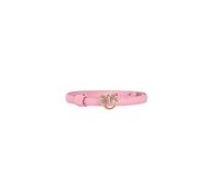 Pinko Love Berry H1 Belt Veau Soie Ceinture, P31q_Rose Marino-Antique Gold, L Femme