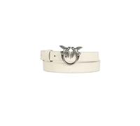 Pinko Love Berry H2 Belt Veau Set Ceinture Femme, Z14q_blanc Soie-antique Gold, M