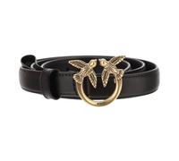 Pinko - Love Berry Leather Belt - Femme - Accessoires - Noir - Taille: S