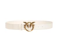 Pinko Ceinture en cuir Femme Blanc Design élégant Taille XS