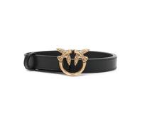 Pinko Ceinture Love Berry H2 Cuir de veau Noir/Or