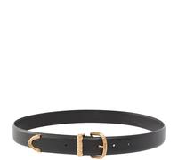 Pinko - Love Birds Leather Belt - unisex - Accessoires - Noir - Taille: M