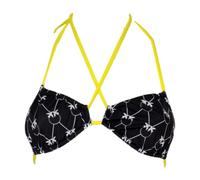 Pinko - Love Birds Triangle Bikini Top - Femme - Maillots de bain - Noir - Taille: 40 FR
