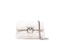 Pinko Sac à main femme Love Classic Puff Sheep Nap Blanc Old Silver