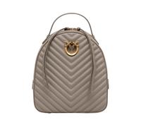 Pinko - Love Click Classic Backpack - Femme - Sacs - Gris - Taille: ONE Size