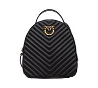 Pinko - Love Click Classic Backpack - Femme - Sacs - Noir - Taille: ONE Size