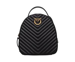 Pinko - Love Click Classic Backpack - Femme - Sacs - Noir - Taille: ONE Size