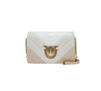 Pinko - Love Click Sac bandoulière matelassé - Femme - Sacs - Blanc - Taille: ONE Size