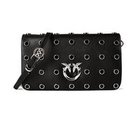 PINKO Love Click Sac pochette Cuir 20 cm noir