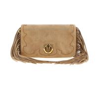 Pinko, Femme, Sacs, Beige, Taille: ONE Size Pochette en cuir