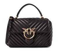 PINKO Love Lady Sac à main Cuir véritable 22 cm gris