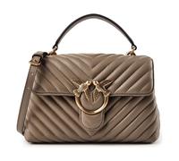 PINKO Love Lady Sac à main Cuir véritable 22 cm gris