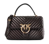 PINKO Love Lady Sac à main Cuir véritable 25 cm gris