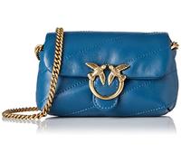 Pinko Love Micro Puff C Sheep Nappa, Sac Femmes, G35q_Octane-Antique Gold, Taille Unique