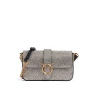 PINKO Love One Mini sac à bandoulière Cuir 18 cm couleur argent