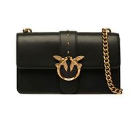 Pinko Love One Classic C veau soie, sac femme, taille unique, Z99q_noir-antique Gold, Taille unique