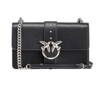 Pinko Love One Classic Cl Vitello Se, Sac Femmes, Z99o_Noir-Old Silver, Taille Unique