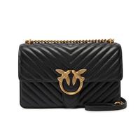 Pinko Sac porté épaule Love One Classic cuir de mouton noir femme