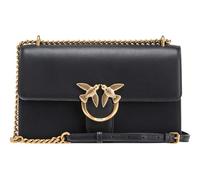 Pinko Love One Classic DC Vitello Se, Sac Femmes, Z99q_Noir-Antique Gold, Taille Unique