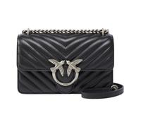Pinko Sac porté épaule Love One Mini cuir finement grainé noir femme
