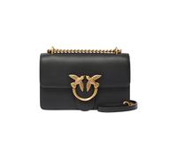 PINKO Sac à épaule bandoulière noir pour femme - Love One Mini DC S Black - Antique Gold 302435