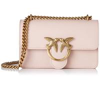 Pinko Love One Mini DC Vitello Seta, Sac Femmes, O81q_Poudre Antique Gold, Taille Unique
