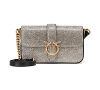 PINKO Love One Mini sac à bandoulière Cuir 18 cm couleur argent