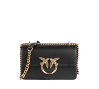 Pinko Love One Mini Sac porté épaule noir, cuir de vache finement grainé, femme