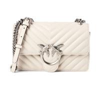 PINKO Love One Sac à bandoulière Cuir véritable 21 cm blanc
