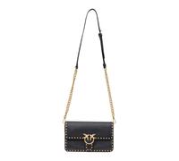 Pinko - Love One Slouchy MN Studs SMA - Femme - Sacs - Noir - Taille: ONE Size