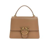 Pinko - Love One Top Handle Bag - Femme - Sacs - Beige - Taille: ONE Size