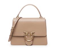 PINKO Sac à main taupe pour femme - Love One Top Handle Classic Light M Ginger Biscuit - Antique Gold 297521