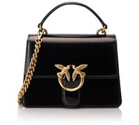 Pinko Love One Top Handle Mini Light Cuir Brossé Brillant, Sac Femme