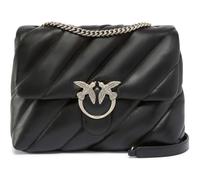 PINKO Love Puff Big CL Sheep Nappa L Black - Old Silver