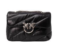 Pinko Sac à bandoulière Love en cuir 30 cm Femme Noir/Gris