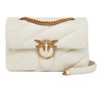 PINKO Love Puff Classic CL Sheep Nappa M White - Antique Gold