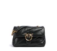 Pinko Love Puff Classic Sac porté épaule noir, cuir de mouton, femme