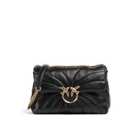 Pinko Love Puff Classic Sac porté épaule noir, cuir de mouton, femme